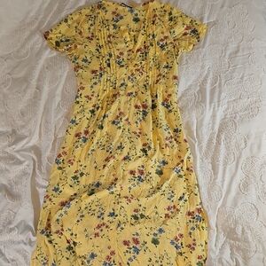 Floral Yellow Dress